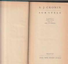 A. J. CRONIN - SUB STELE foto