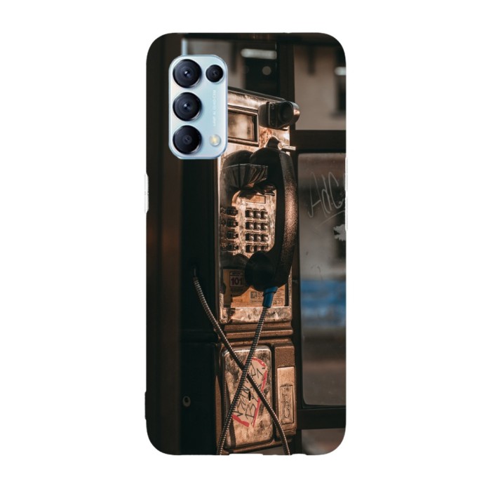 Husa compatibila cu Oppo A15s model Phone booth, Silicon, TPU, Viceversa