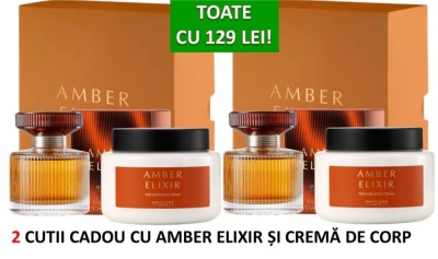 SET DUBLU AMBER ELIXIR + CREMĂ foto