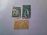 Set 3 Timbre Turcia Ajutor pt copii 1954 , 1955 si 1957