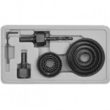 Set 11 carote pentru lemn, rigips, 19-64 mm
