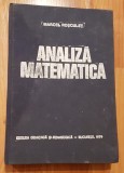 Analiza matematica de Marcel Rosculet