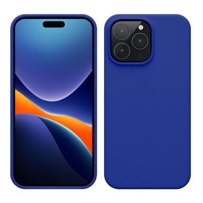 Husa Kwmobile pentru Apple iPhone 14 Pro Max, Silicon, Albastru, 59074.134 foto
