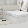 Husa saltea, Caressa Jersey, 90 x 200 cm, bumbac, alb