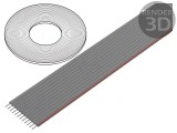 Cablu bandă 1,27mm 12x28AWG neecranat PVC