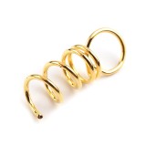 Agatatoare metalica pentru polistiren 1 x 3 cm, Auriu