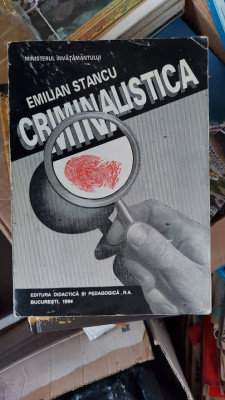CRIMINALISTICA - EMILIAN STANCU foto