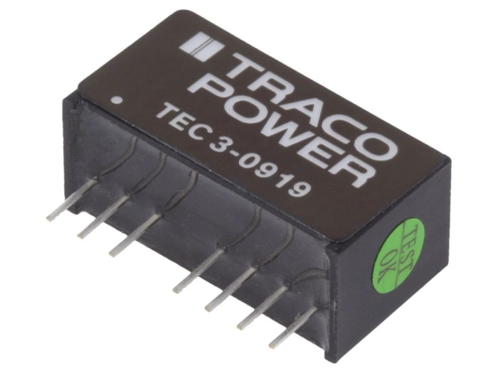 Convertor DC/DC 3W 9V SIP8