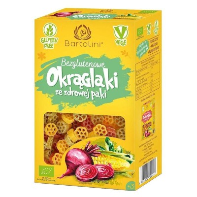 Paste de Porumb fara Gluten pentru Copii Cercuri Colorate Bio 250 grame Bartolini foto