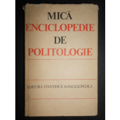 Ovidiu Trasnea - Mica enciclopedie de politologie (1977, editie cartonata)