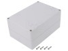 Carcasa Universala GAINTA IP67 Policarbonat Gri Deschis 121x171x80mm