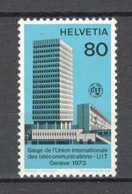 Elvetia.1973 UIT-Inaugurarea noului sediu KE.51 foto