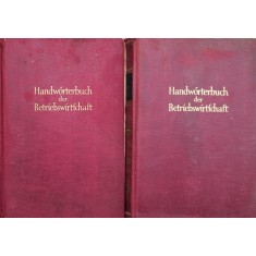 Handworterbuch Der Betriebswirtschaft Vol. 1-2 - N. Nicklisch , X188