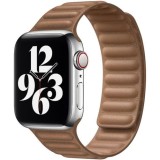 Cumpara ieftin Curea iUni compatibila cu Apple Watch Ultra/SE/8/7/6/5/4/3/2/1, 42mm, Leather Link, Brown