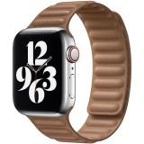 Cumpara ieftin Curea iUni compatibila cu Apple Watch 1/2/3/4/5/6/7, 38mm, Leather Link, Brown