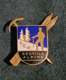 Insigna Regalista Romania TCR Sectiile Alpine