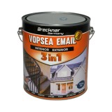 Vopsea email anticoroziva 3 in 1 albastru 5010 pe baza de solvent 3.5L, direct pe rugina, interior si exterior Breckner Germany