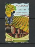 MOLDOVA 2018, Capitala Mondiala a Turismului Vinicol, Struguri, MNH