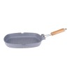 Tigaie Grill Marmorata Bohmann 24x24 cm, Fonta, Maner Detasabil, Compatibila Inductie