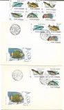 Romania (113b) - Pesti, 1992, serie neobliterata + 2 FDC