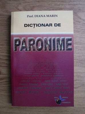 Diana Marin - Dictionar de paronime foto