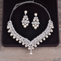 Set colier si cercei Ocean Pearls foto