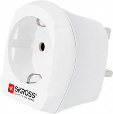 Adaptor priza EU - UK 13A Skross foto