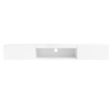 Suport TV mobil, suport TV de perete, cu iluminare LED și control prin aplicație Bluetooth, 160&times;31&times;22 cm, Alb