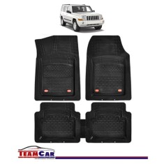 Covorase Auto TeamCar&reg; Tip Tavita Compatibile Jeep Commander Generatia XK (2005&ndash;2010) Negru Material Rezistent