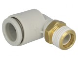 Racord Push-In 90&deg; Filetat 1-10bar 5-60&deg;C
