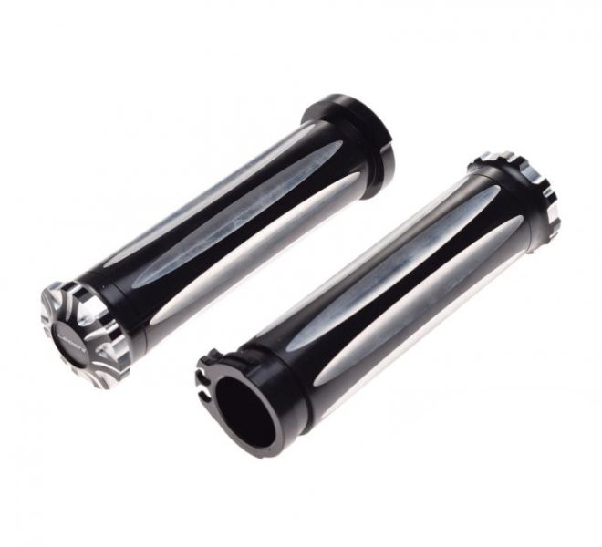 Set 2 mansoane moto, culoare negru/argintiu Cod Produs: MX_NEW AW56634