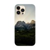 Husa compatibila cu Apple iPhone 14 Pro Max model Mountain Sunset, Silicon, TPU, Viceversa, Transparent, Carcasa
