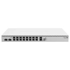 Switch 2 x QSF28 100G, 16 x SFP28 25G, 2 x RJ45 100 Mbps, 1U - MikroTik CRS518-16XS-2XQ-RM