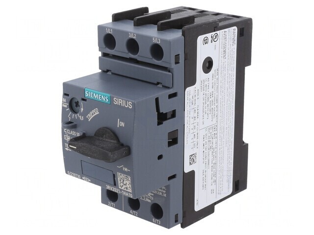 &Icirc;ntrerupător motor 3kW 220-690VAC pentru șină DIN