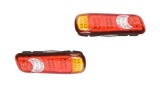 Set 2 Lampi Stop Spate LED 12V 24V 35.5cm x 13cm Camion Remorca Tractor Universal