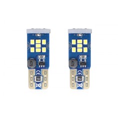 Set becuri auto cu LED CANBUS UltraBright compatibil T10 W5W 21 SMD Alb