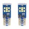 Set becuri auto cu LED CANBUS UltraBright compatibil T10 W5W 21 SMD Alb
