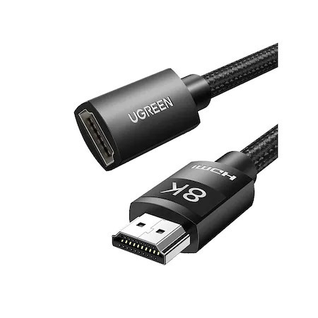 Cablu video prelungitor Ugreen HD151, HDMI(T) la HDMI(M), rezolutie 8K
