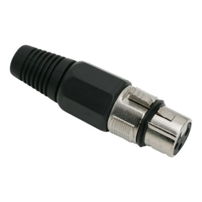 Soclu XLR &amp;bull; 3 policu fleaca de prindere protectie pt. cablu Best CarHome foto