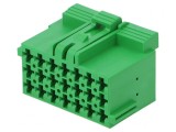 Conector Automotive JPT Mamă Verde 5mm 21 PIN, TE Connectivity