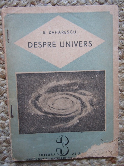 DESPRE UNIVERS - B. ZAHARESCU