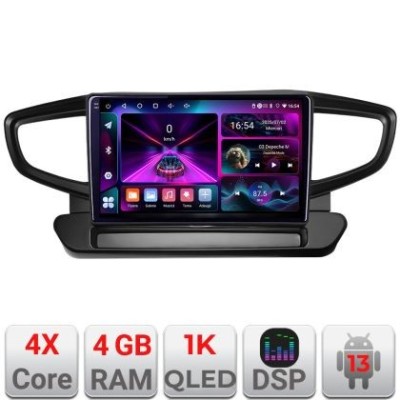 Navigatie Hyundai Ioniq 2016-2020 Android radio gps internet 4+64 InCell Display 1K KIT-ioniq+EDT-E209-RK CarStore Technology foto