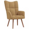 VidaXL Scaun de relaxare, maro, catifea