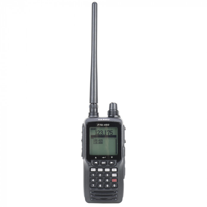 Aproape nou: Statie radio portabila VHF Yaesu FTA450L pentru aviatie 118.000&ndash;136.