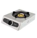 Plita pe gaz B&ouml;hm BG-MG-001C, 1 arzator, aprindere electrica, 2.3 kW, GPL, Crom