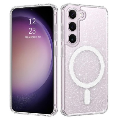 Husa pentru Samsung Galaxy S23 Plus - Techsuit SparkleSkin MagSafe Series - Clear foto
