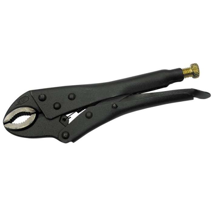 Cleste blocare Proline brunat cu cioc rotunjit, 250 mm Cleste blocare Proline brunat cu cioc rotunjit, 250 mm