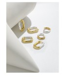Cercei Argint 925, Model Mare Rotund, 16mm, 2.7g, Marca Atcom, Pentru Femei