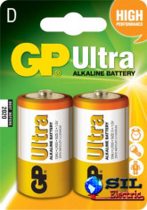 Baterie alcalina Ultra GP R20 (D) 2 buc/blister foto