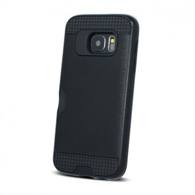 Capac DEFENDER CARD Samsung A605 Galaxy A6 Plus 2018 Negru foto